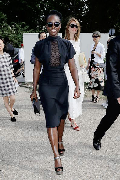 Lupita Nyongo At The Paris Fashion Week Haute