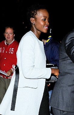 Lupita Nyongo Leaving The Corinthia Hotel London