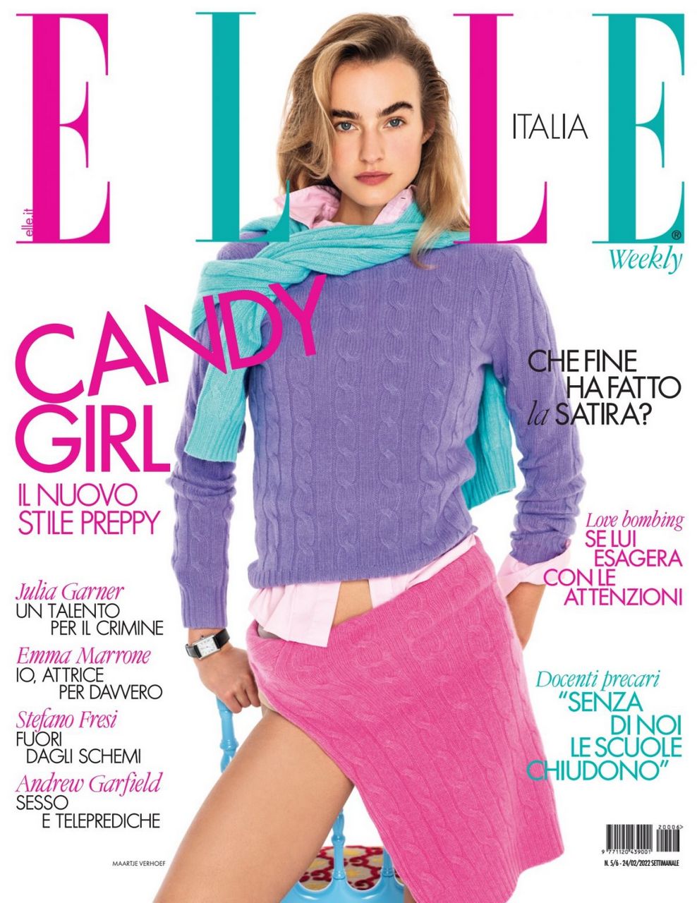 Maartje Verhoef For Elle Magazine Italy February