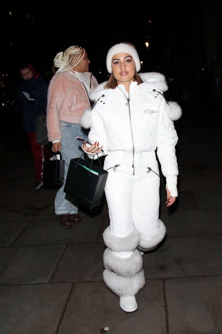 Mabel Leaves Opening Party Skate Somerset House London