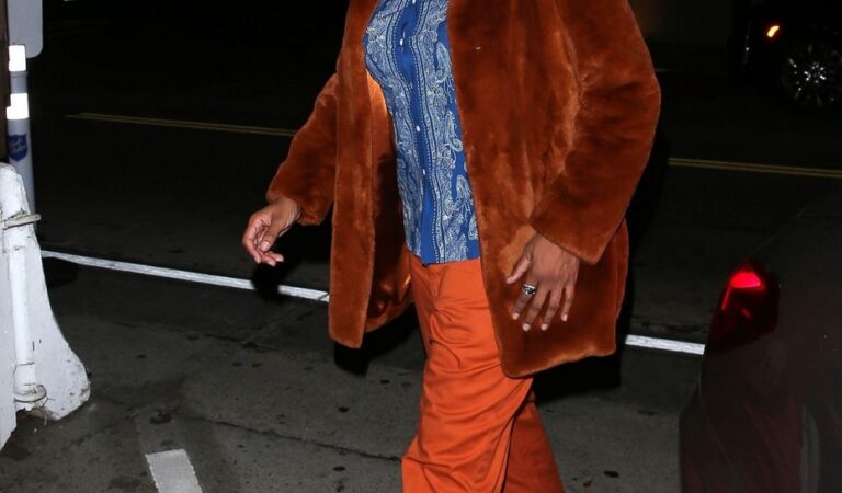 Macy Gray Out For Dinner Craig S West Hollywood (7 photos)