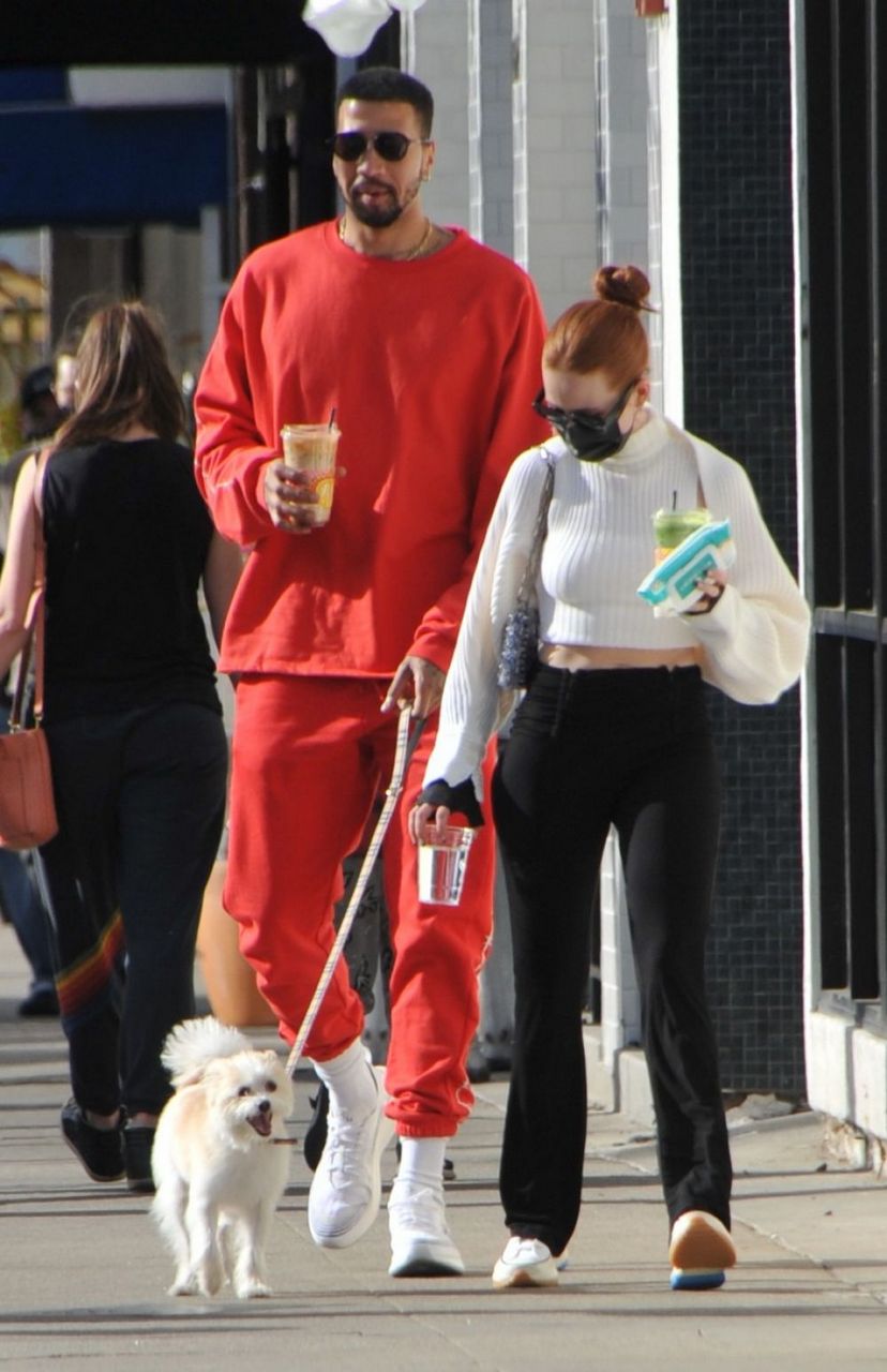Madelaine Petsch And Miles Chamley Watson Out Studio City