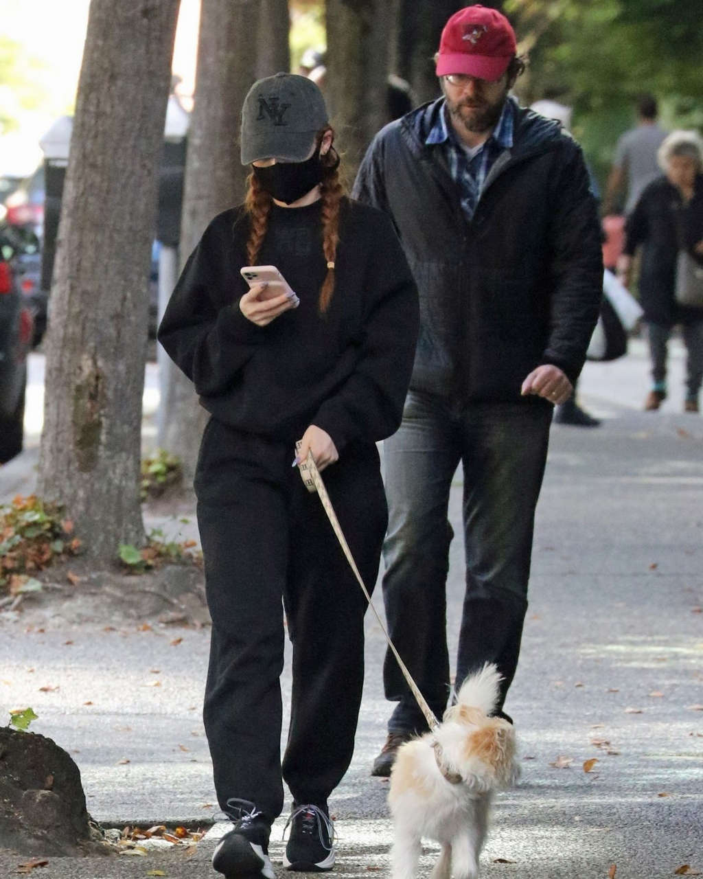 Madelaine Petsch Out With Her Dog Olive Vancouver