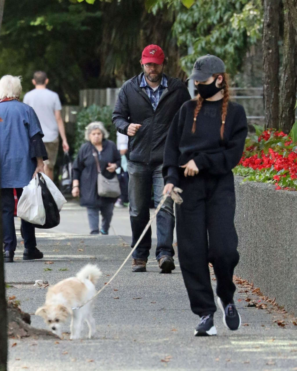 Madelaine Petsch Out With Her Dog Olive Vancouver
