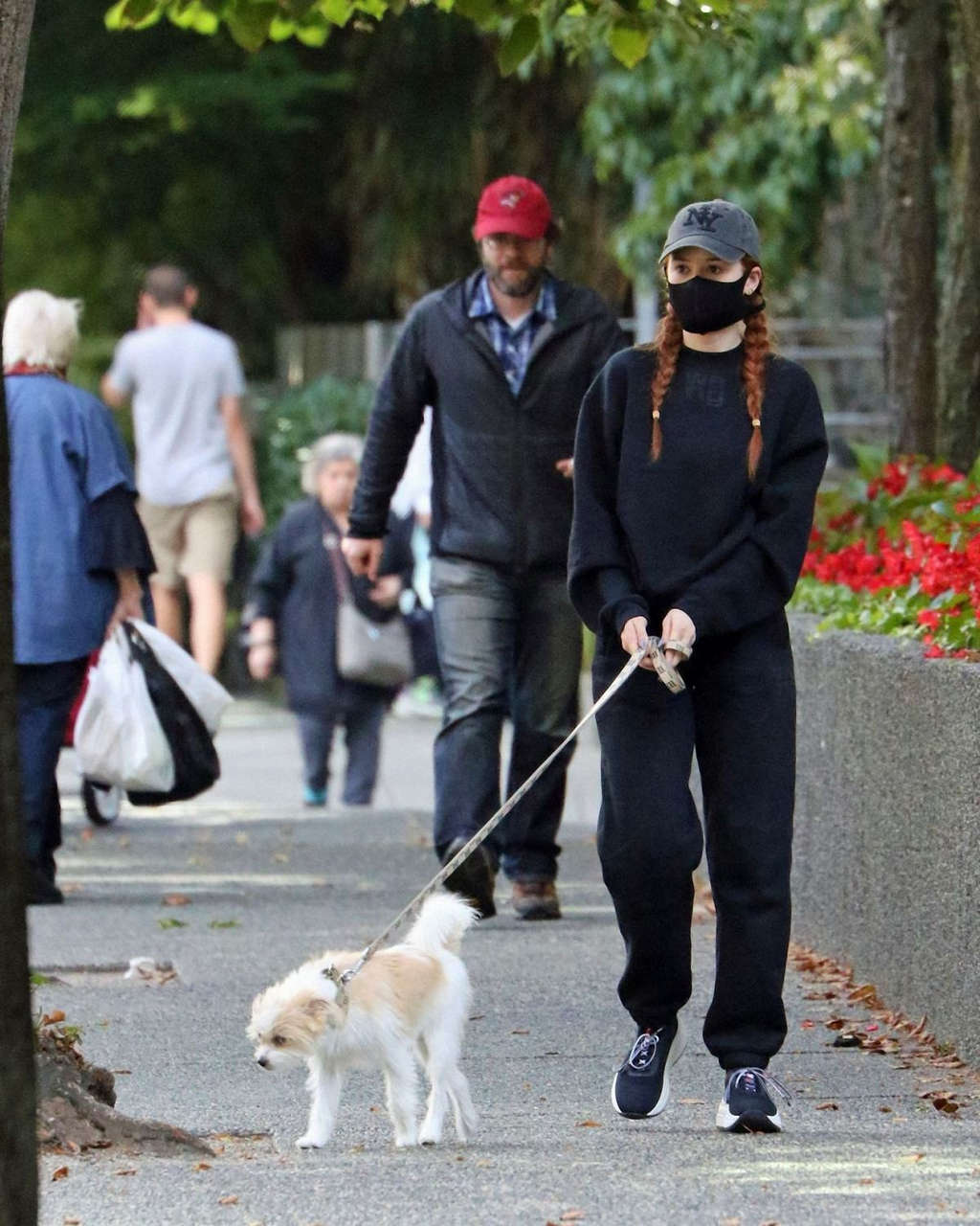 Madelaine Petsch Out With Her Dog Vancouver