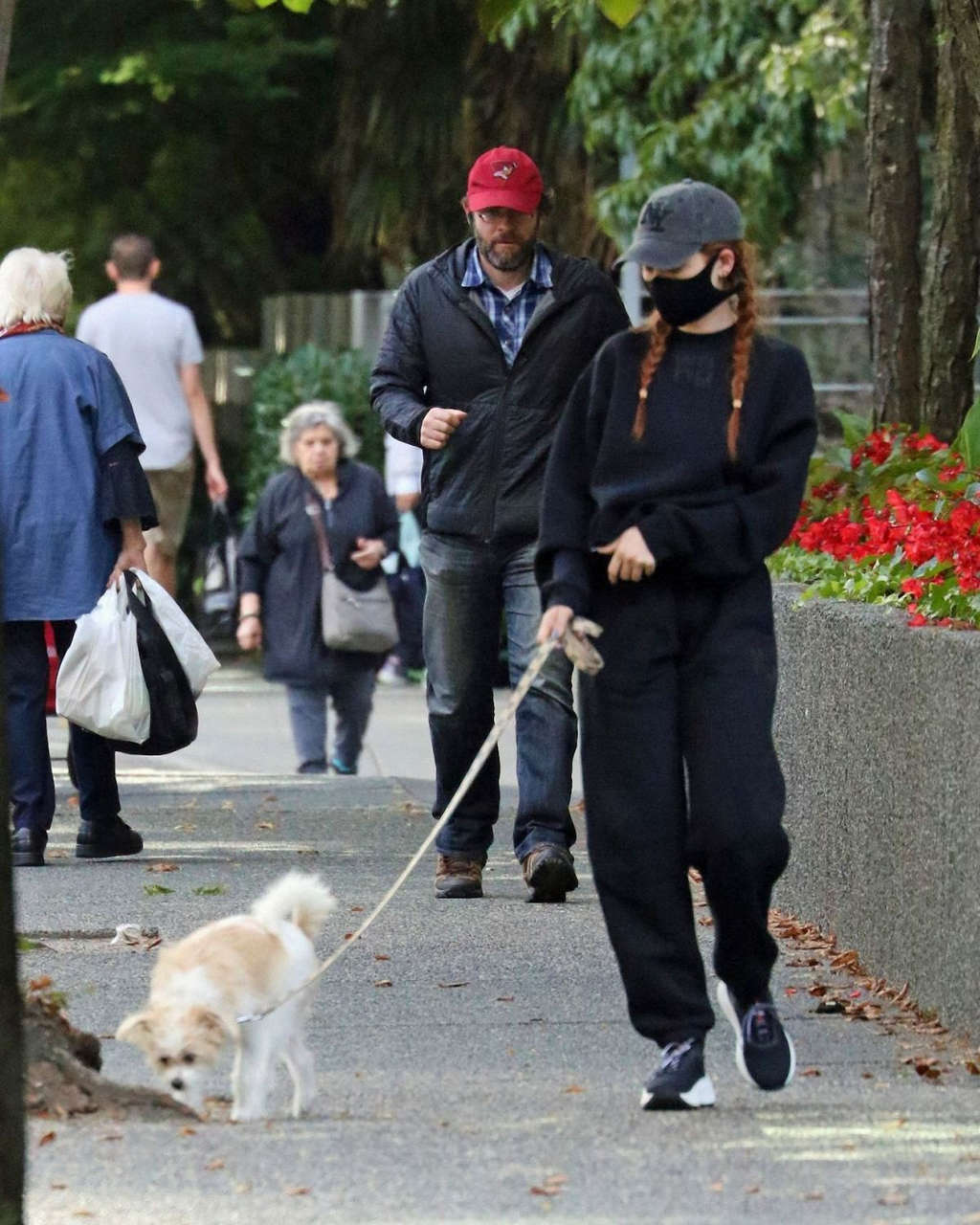 Madelaine Petsch Out With Her Dog Vancouver
