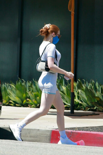 Madelaine Petsch Tights Out For Coffee Studio City