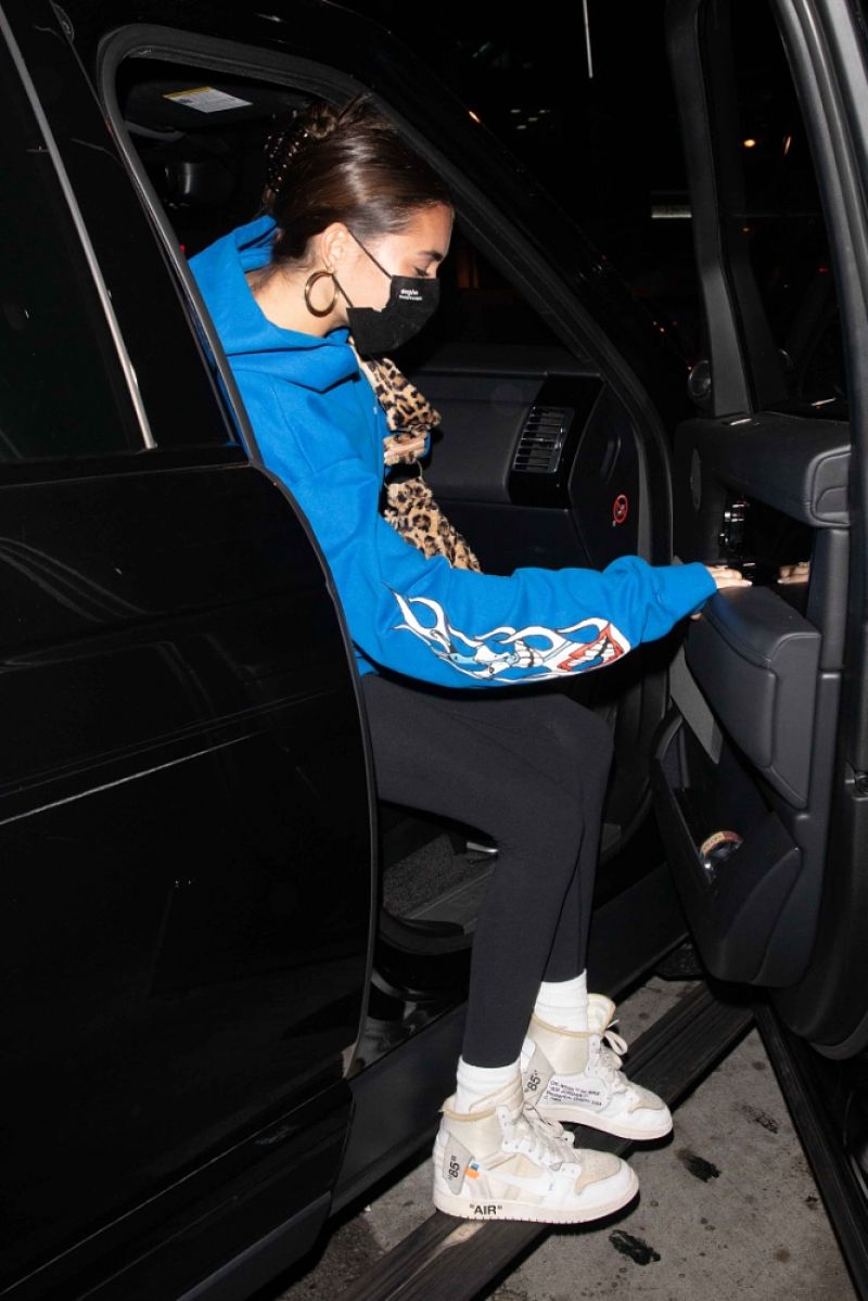 Madison Beer Leaves Boa Steakhouse West Hollywood