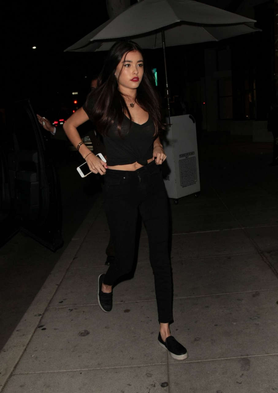 Madison Beer Leaves Mr Chow Restaurant Beverly Hills