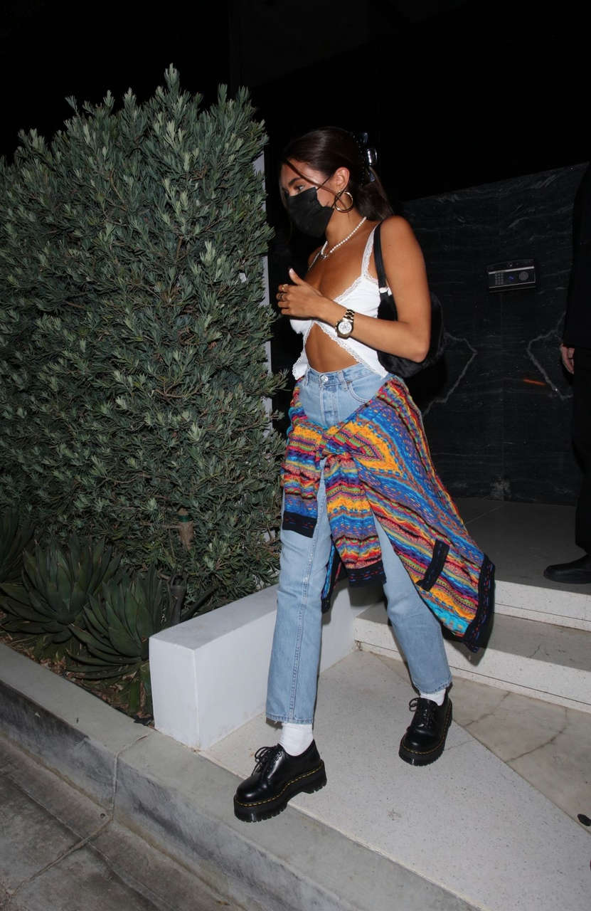 Madison Beer Leaves Party Hollywood