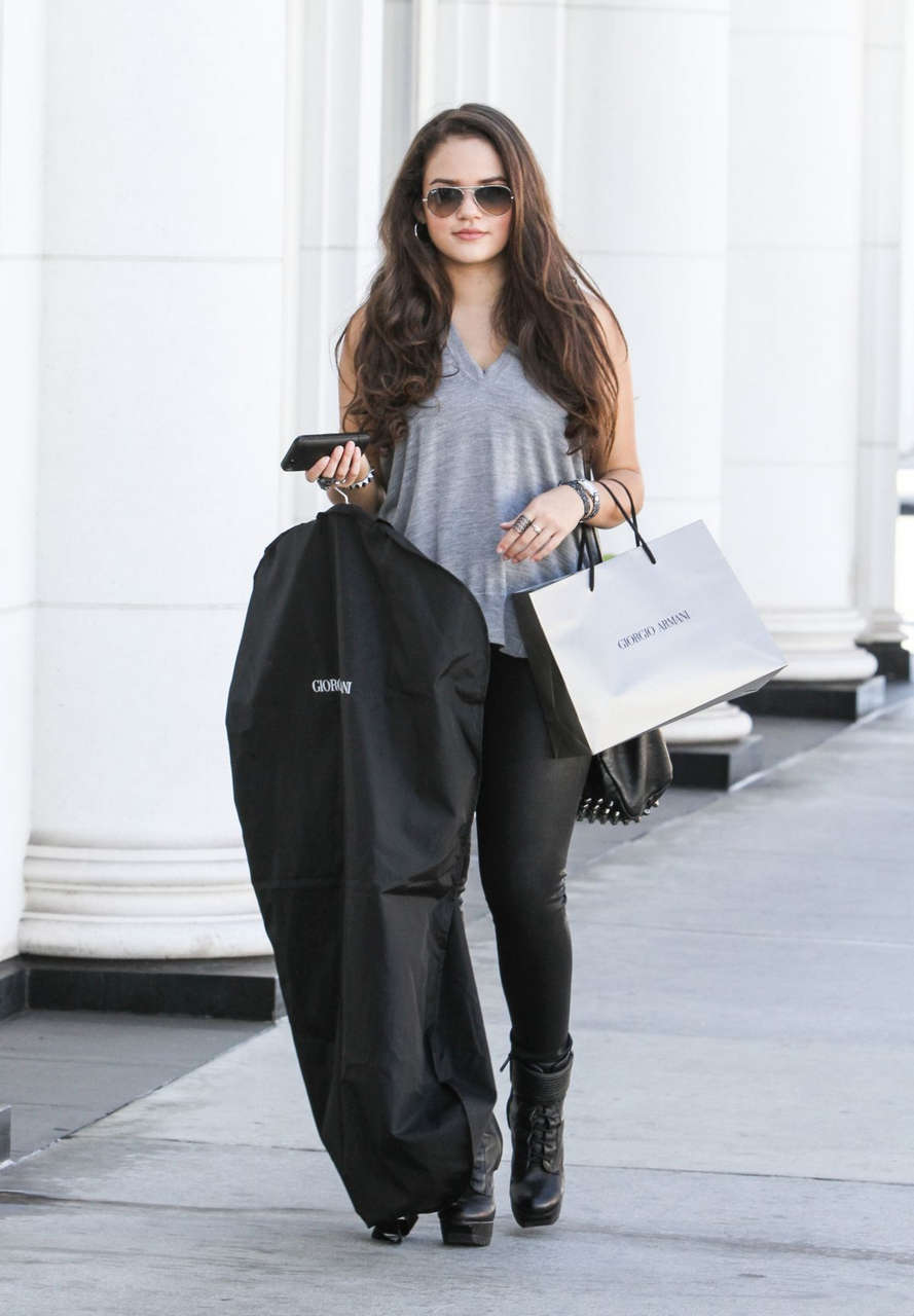 Madison Pettis Out Shopping Beverly Hills