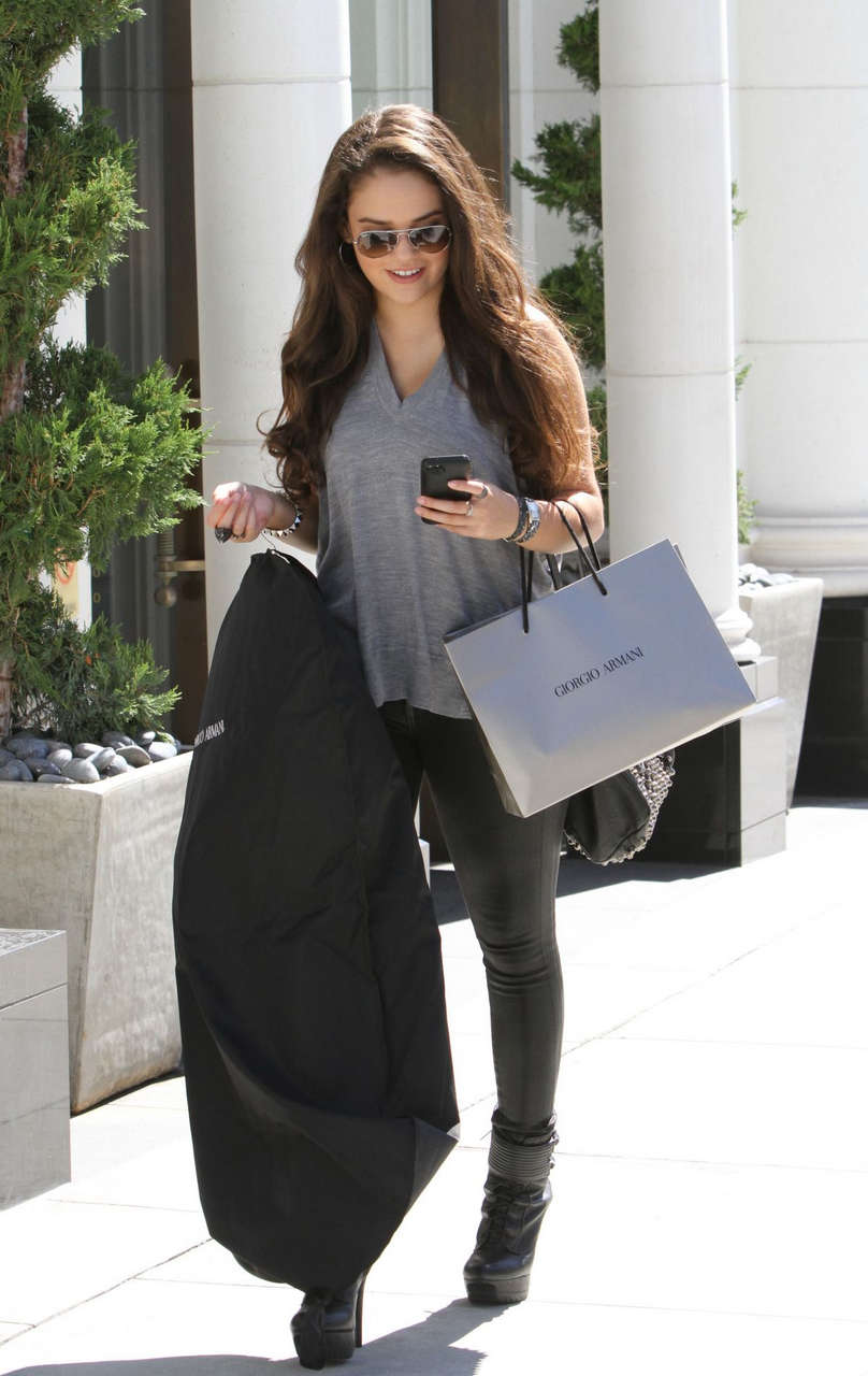 Madison Pettis Out Shopping Beverly Hills