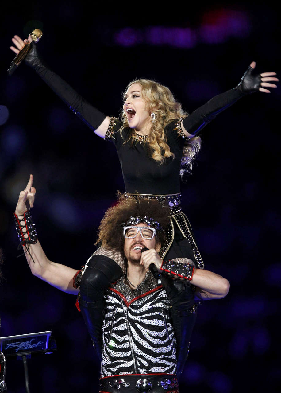 Madonna Bridgestone Super Bowl Xlvi Pregame Show