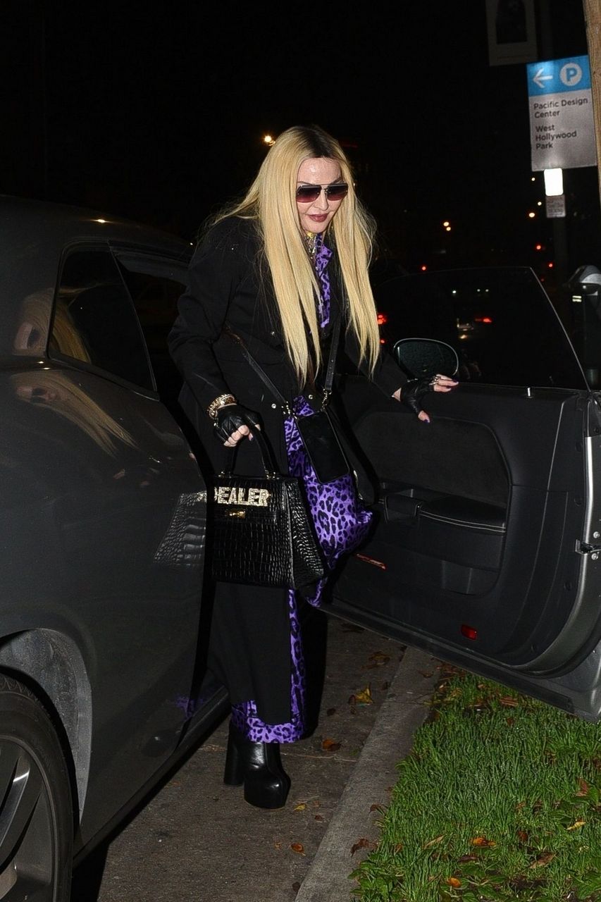 Madonna Out For Dinner Cecconi S Los Angeles