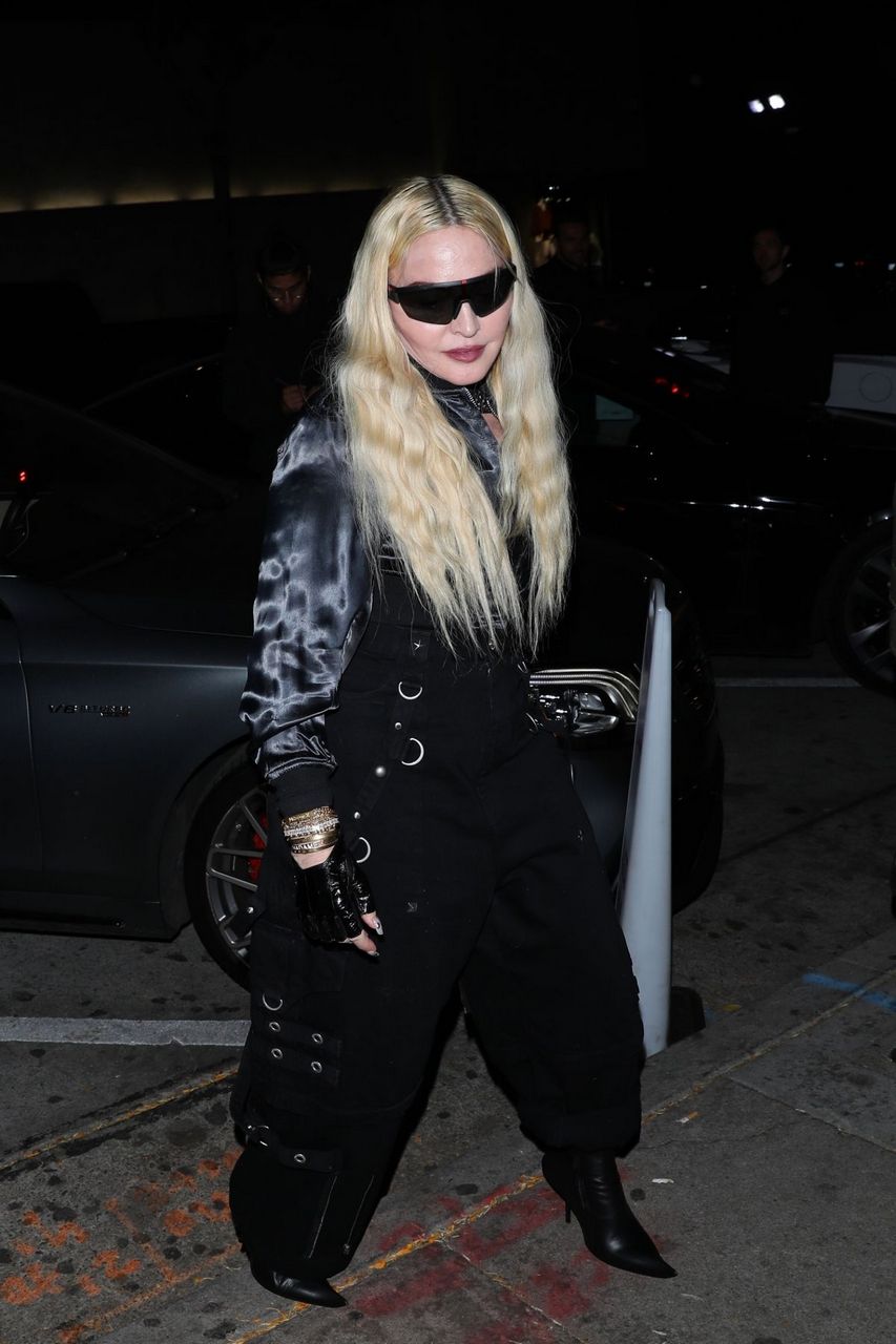 Madonna Out For Dinner Craig S West Hollywood