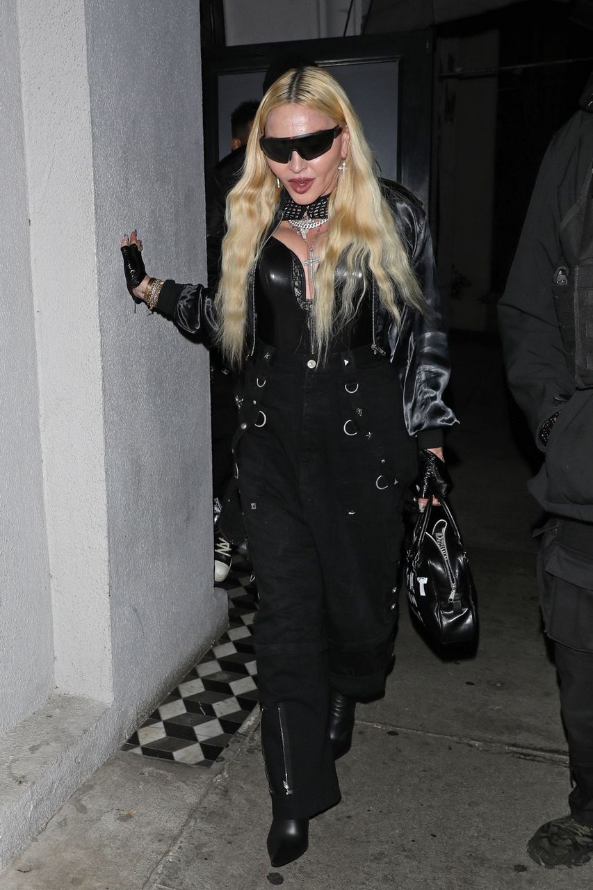 Madonna Out For Dinner Craig S West Hollywood