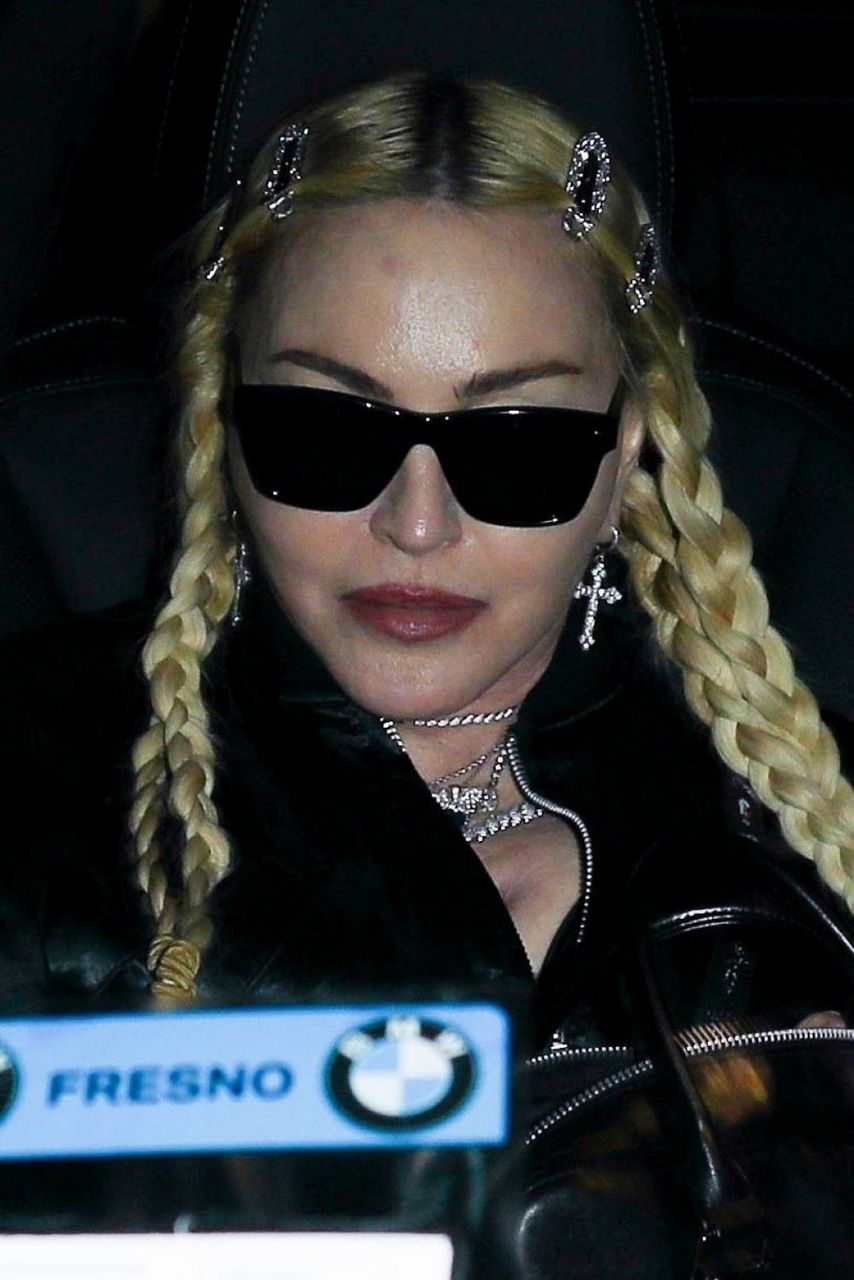 Madonna Out For Late Night Dinner Craig S West Hollywood