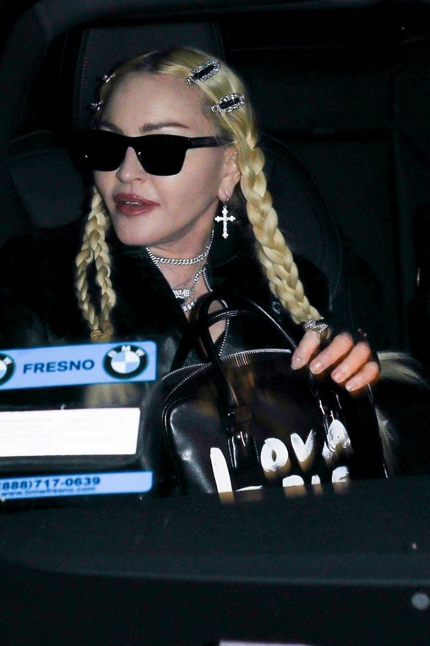Madonna Out For Late Night Dinner Craig S West Hollywood