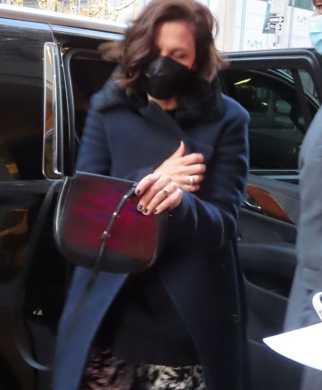 Maggie Gyllenhaal Arrives Nbc Studios New York
