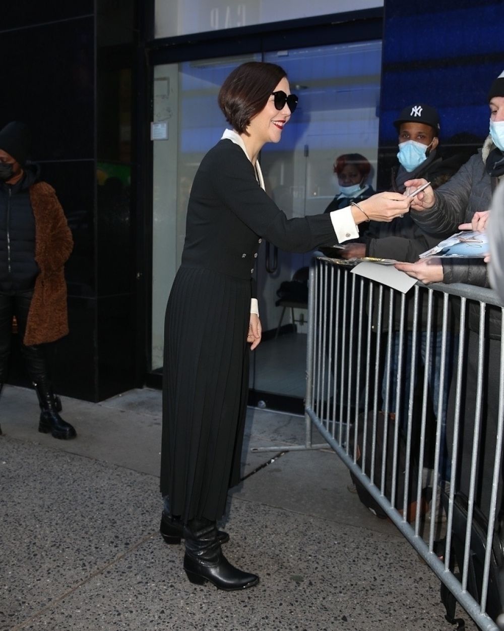 Maggie Gyllenhaal Leaves Good Morning America New York