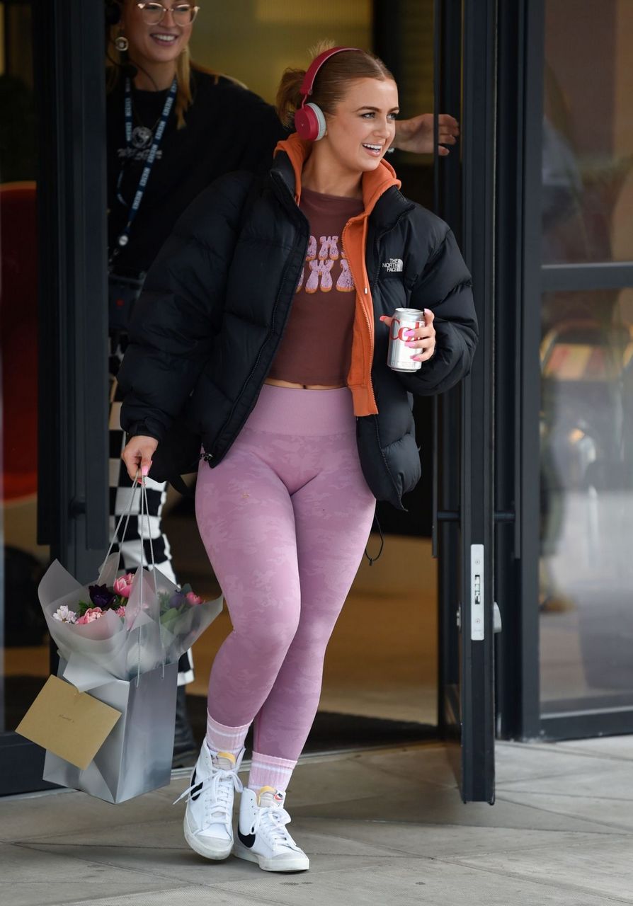 Maisie Smith Leaves Morning Tv Studio Manchester