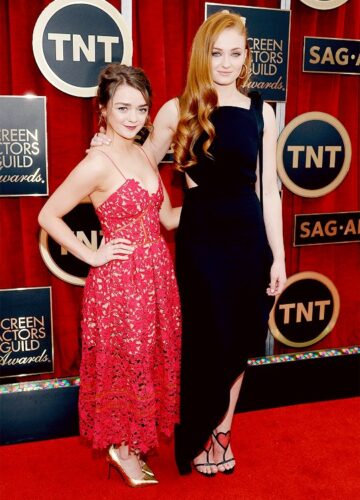 Maisie Williams And Sophie Turner Attend The 21st