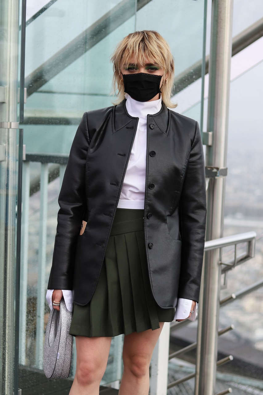 Maisie Williams Arrives Coperni Womenswear Spring Summer 2021 Show Paris Fashion Week