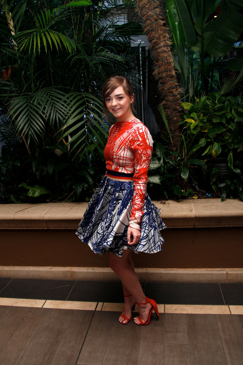 Maisie Williams At The Game Of Thrones Press