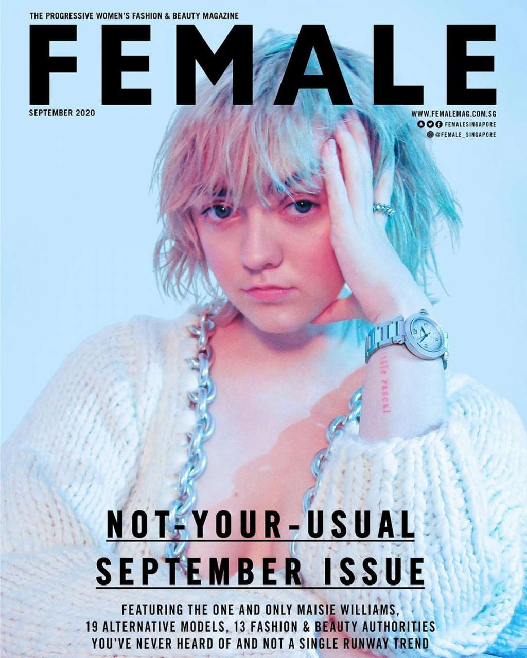 Maisie Williams Female Magazine September