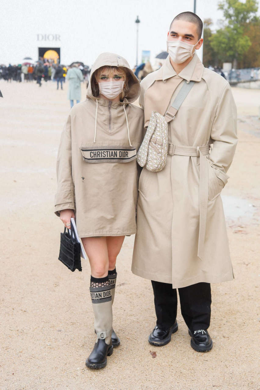 Maisie Williams Leaves Dior Show 2020 Paris Fashion Week