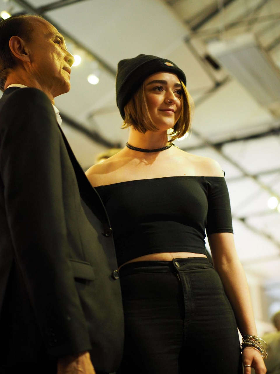 Maisie Williams London College Fashion Vip Catwalk Show