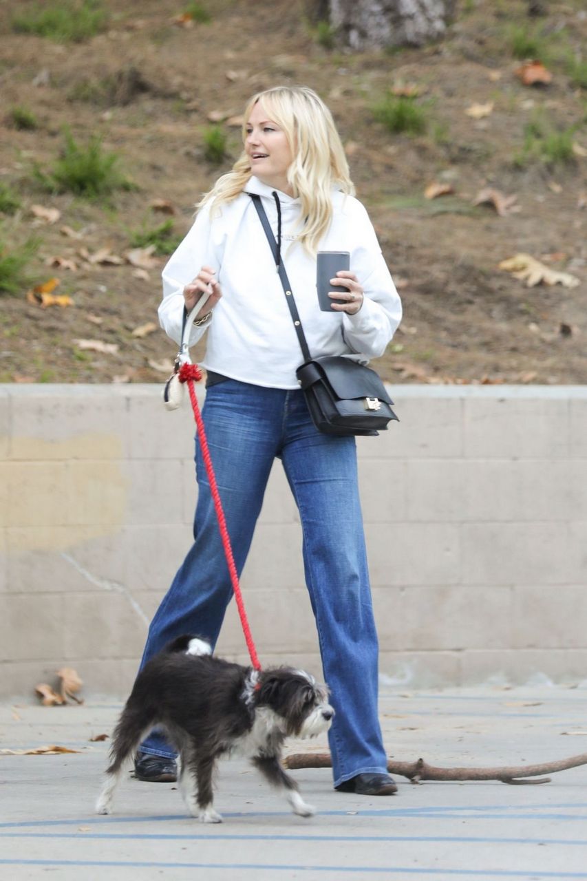 Malin Akerman Out With Her Dog Park Los Feliz