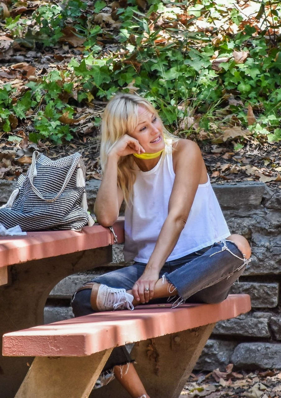 Malin Akerman Out With Her Dogs Los Feliz