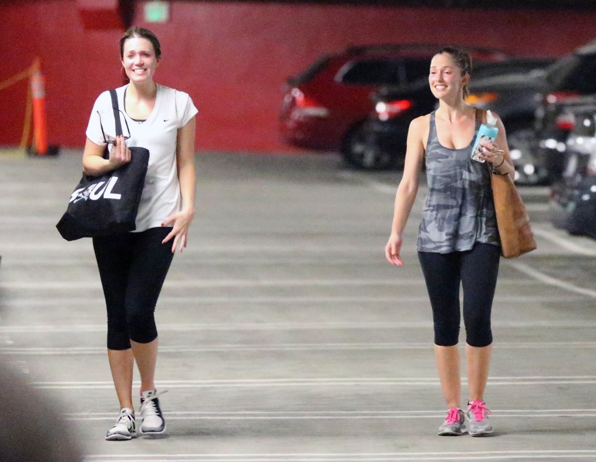 Mandy Moore Minka Kelly Leaves Soulcycle West Hollywood