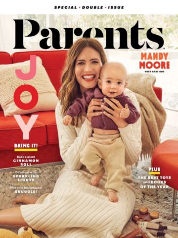 Mandy Moore Parents Magazine December