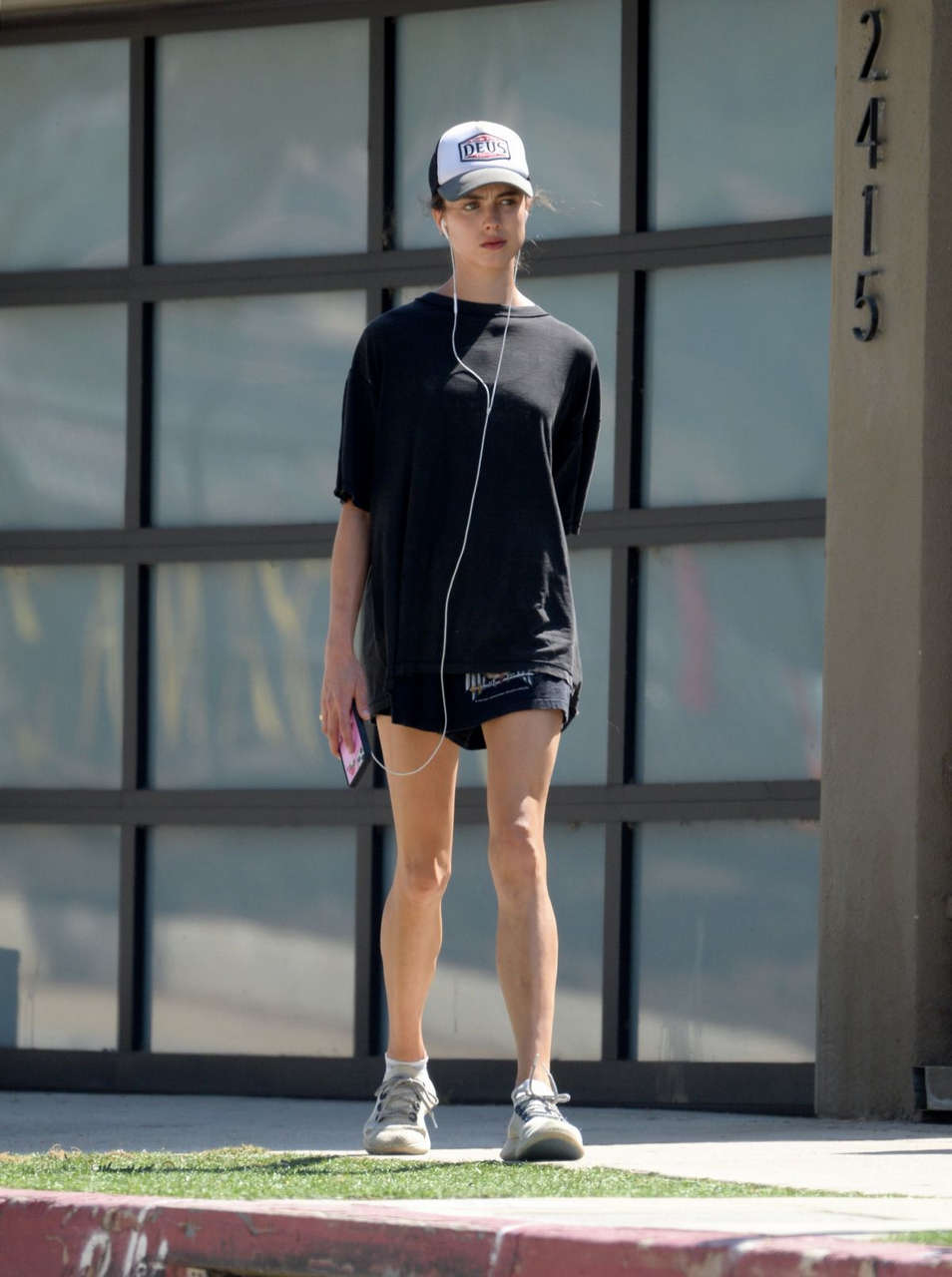 Margaret Qualley Out Jogging Los Angeles