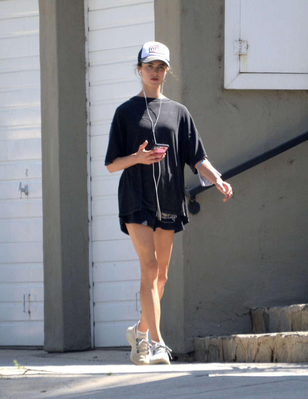 Margaret Qualley Out Jogging Los Angeles