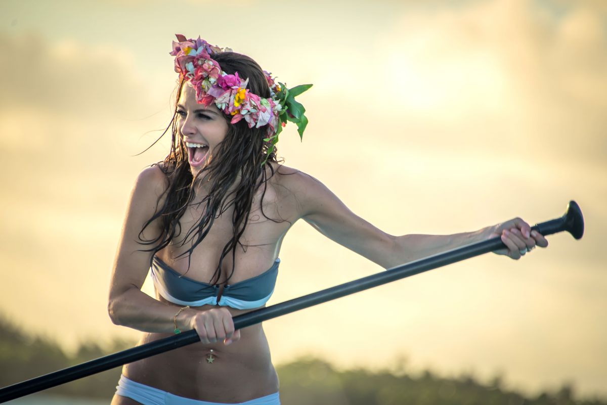 Maria Menounos Bikini Photoshoot Bora Bora