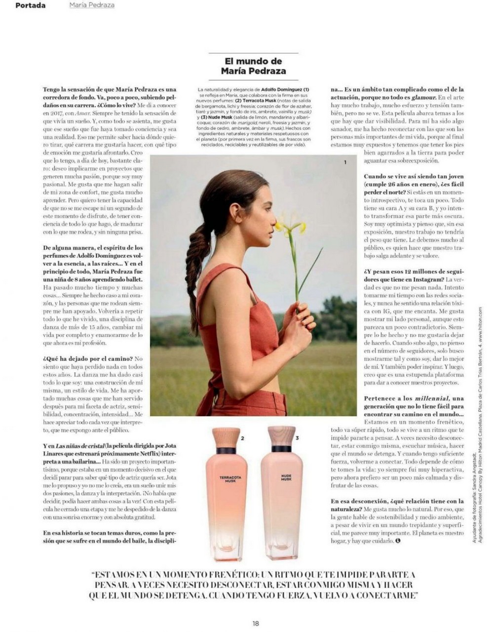 Maria Pedraza Shopping Style Magazine Spain November
