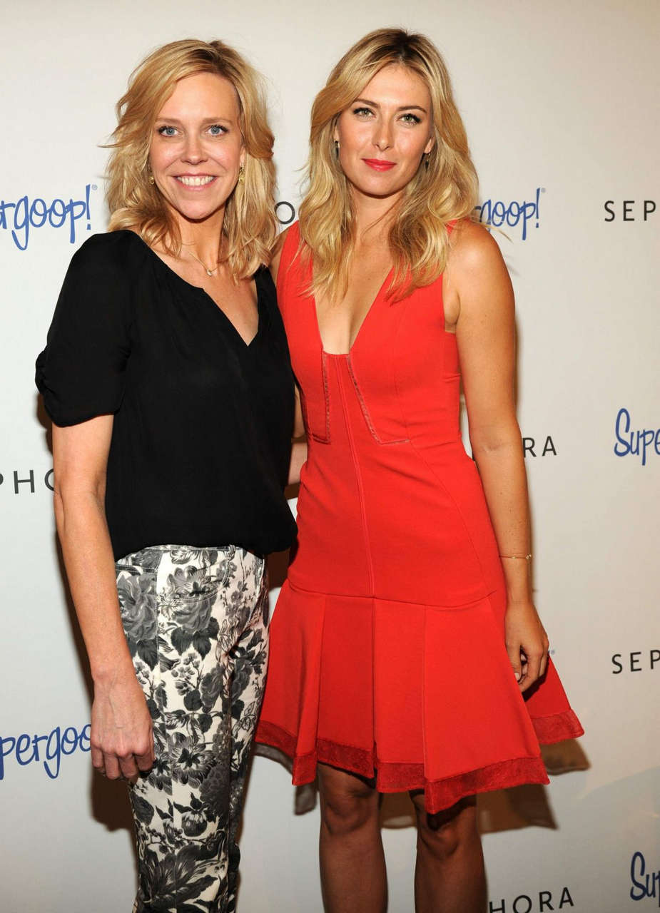 Maria Sharapova Promotes Supergoop Sephora 5th Ave New York