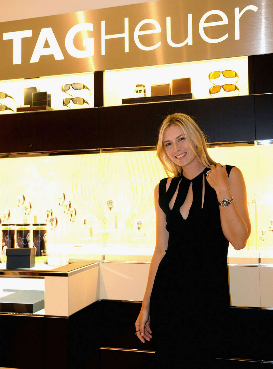 Maria Sharapova Tag Heuer Aventura Store Opening Miami