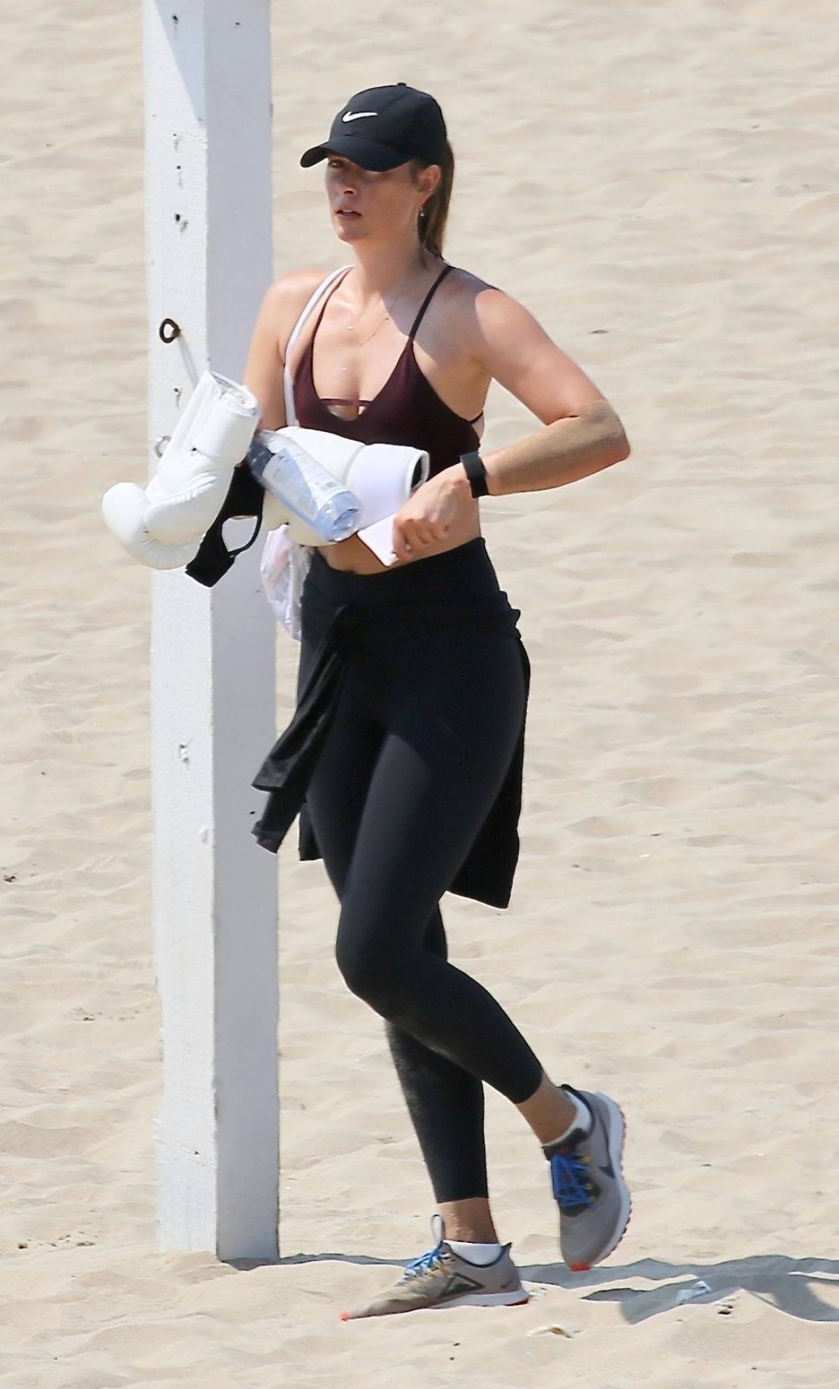 Maria Sharapova Workout Beach Los Angeles