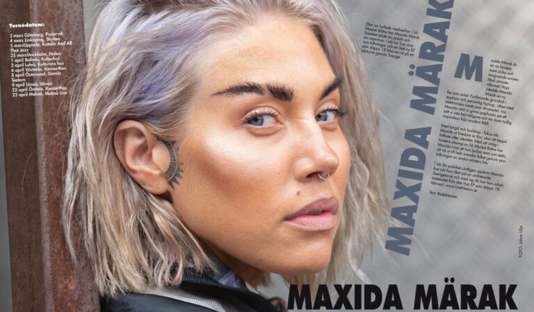 Maxida Marak For Sverigemagasinet Magazine December (2 photos)