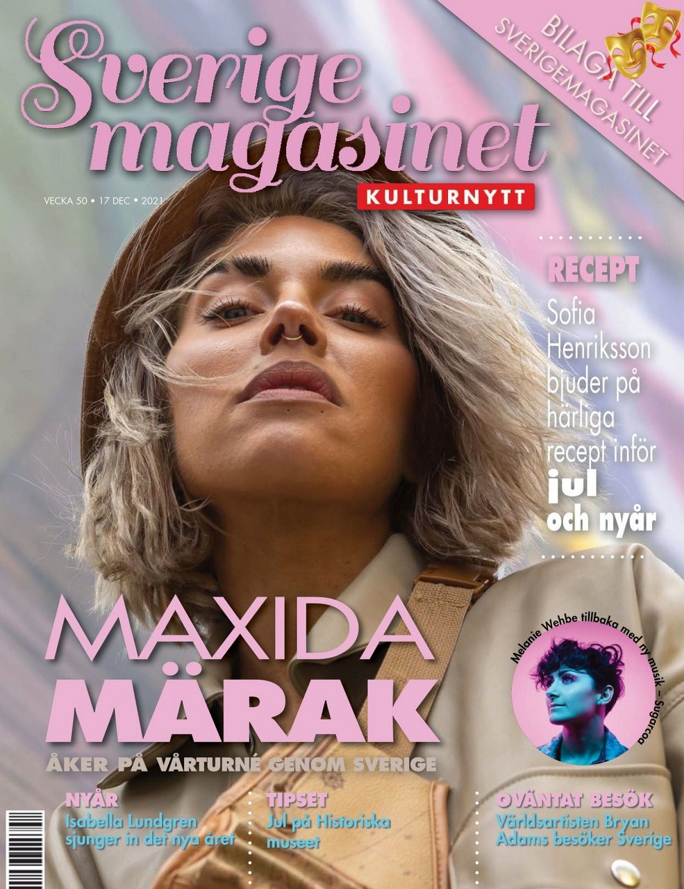 Maxida Marak For Sverigemagasinet Magazine December