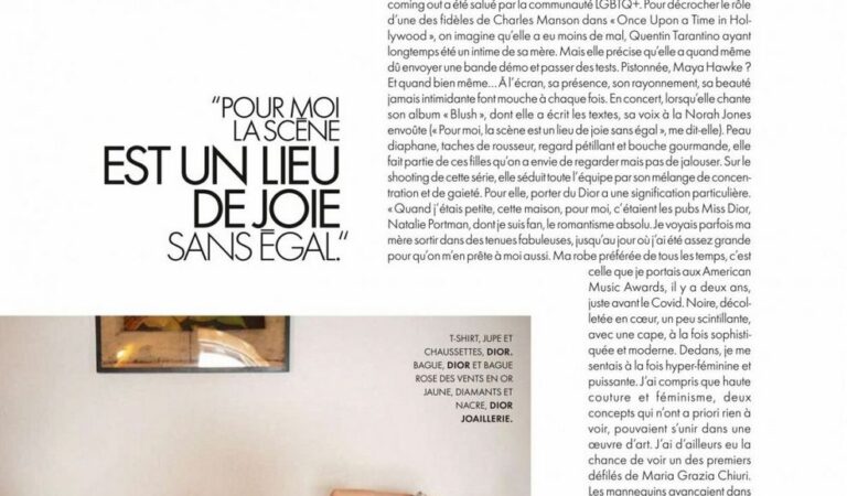 Maya Hawke Elle Magazine France October (9 photos)
