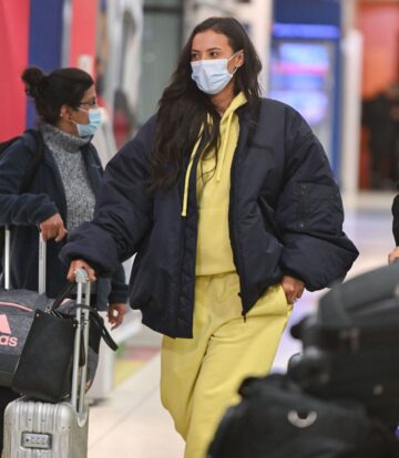 Maya Jama Arrives Jfk Airport New York