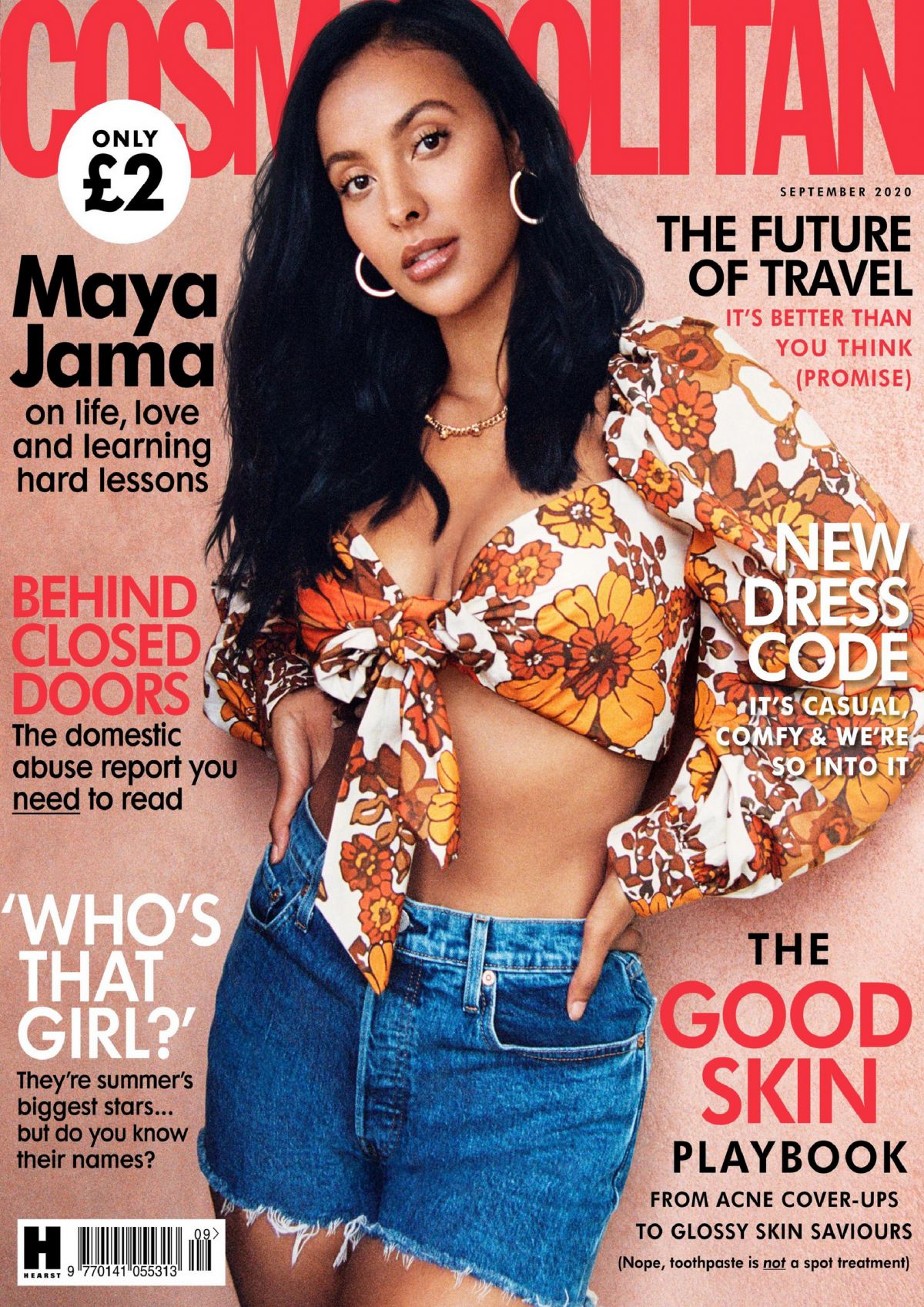 Maya Jama Cosmopolitan Magazine Uk September
