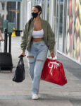 Maya Jama Out Shopping London