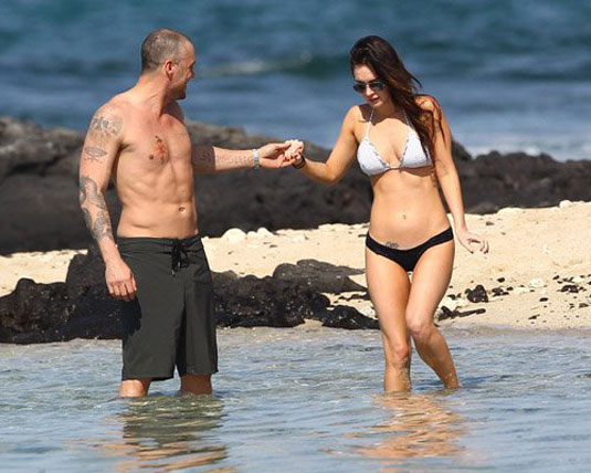 Megan Fox Bikini Beach Hawaii