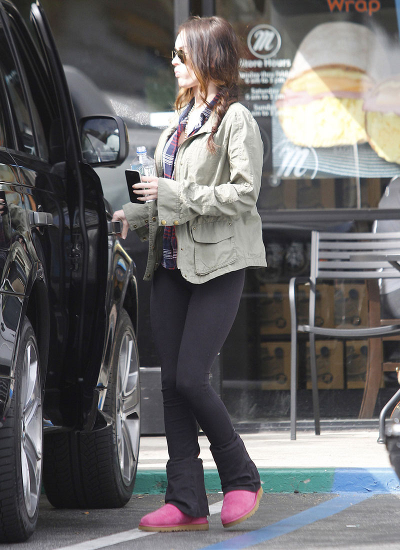 Megan Fox Tight Leaving Coffee Shop